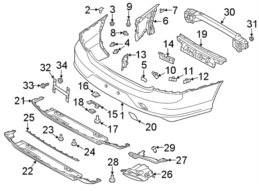 33Rear bumper. Bumper & components.https://images.simplepart.com/images/parts/motor/fullsize/9780800.png