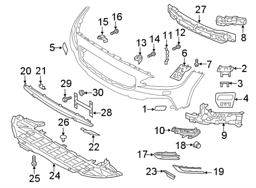 9FRONT BUMPER & GRILLE. BUMPER & COMPONENTS.https://images.simplepart.com/images/parts/motor/fullsize/9785022.png