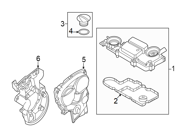 2Engine / transaxle. Valve & timing covers.https://images.simplepart.com/images/parts/motor/fullsize/9785292.png