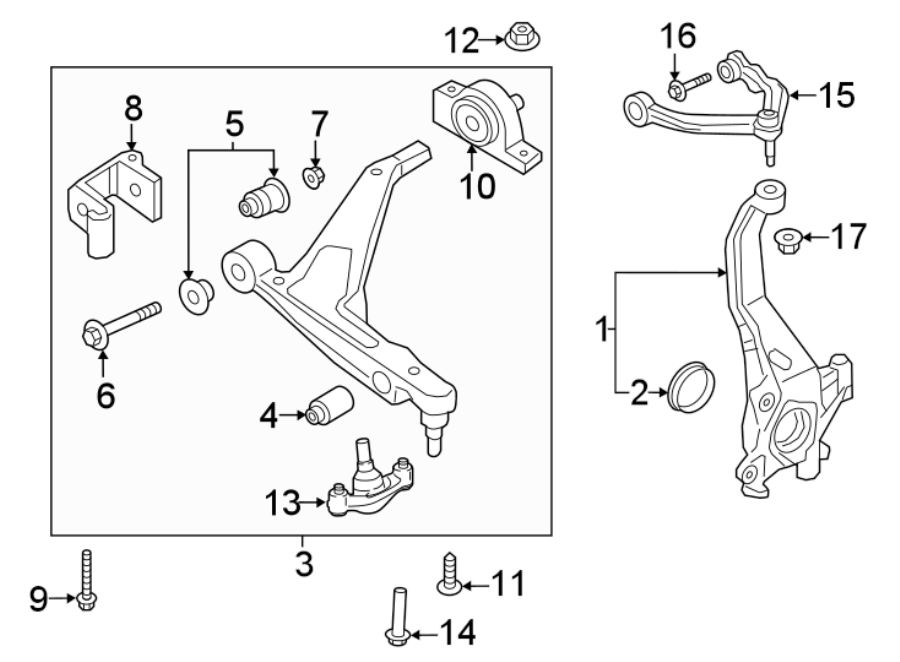 15FRONT SUSPENSION. SUSPENSION COMPONENTS.https://images.simplepart.com/images/parts/motor/fullsize/9785366.png