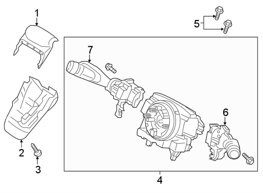 2STEERING COLUMN. SHROUD. SWITCHES & LEVERS.https://images.simplepart.com/images/parts/motor/fullsize/9785395.png