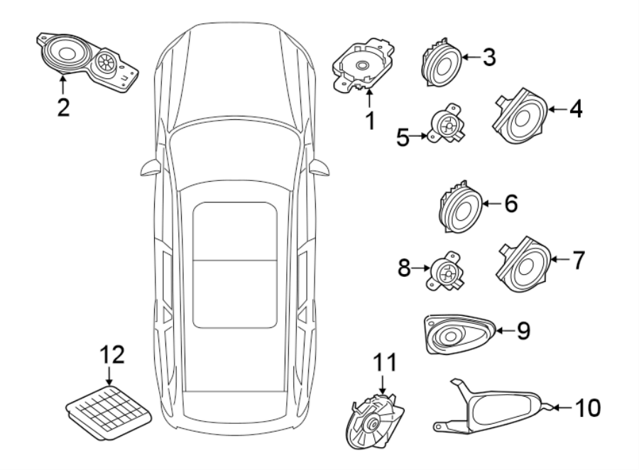 9INSTRUMENT PANEL. SOUND SYSTEM.https://images.simplepart.com/images/parts/motor/fullsize/9785465.png