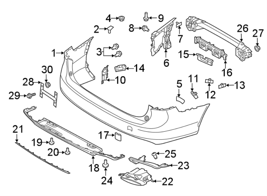 23REAR BUMPER. BUMPER & COMPONENTS.https://images.simplepart.com/images/parts/motor/fullsize/9785802.png