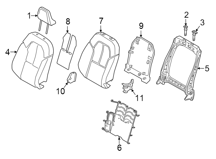 8Non-locking. Seat back. W/O power adjust.https://images.simplepart.com/images/parts/motor/fullsize/9790359.png