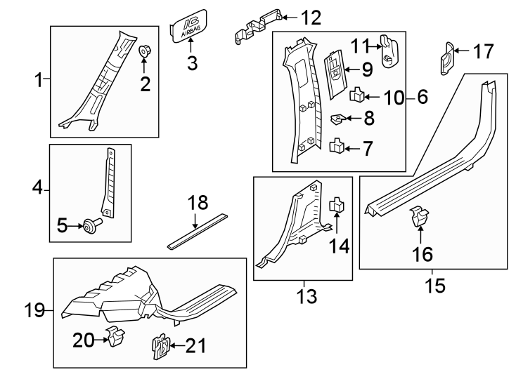 21Pillars. Rocker & floor. Interior trim.https://images.simplepart.com/images/parts/motor/fullsize/9790412.png