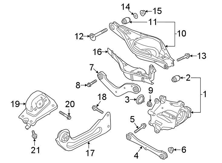 14Rear suspension. Suspension components.https://images.simplepart.com/images/parts/motor/fullsize/9790462.png