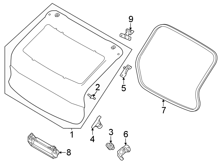 3Lift gate. Gate & hardware.https://images.simplepart.com/images/parts/motor/fullsize/9790490.png