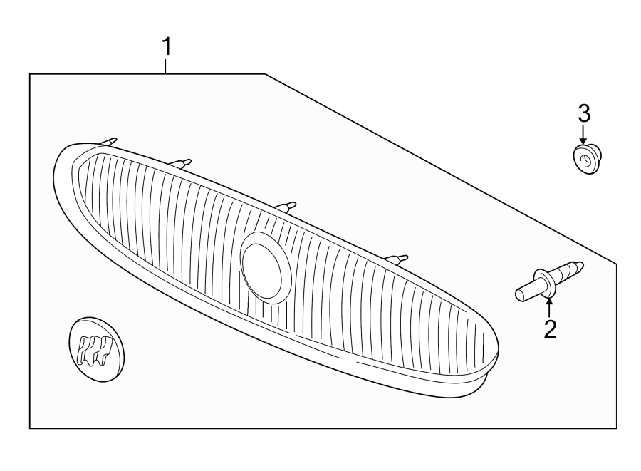 GRILLE & COMPONENTS. Diagram