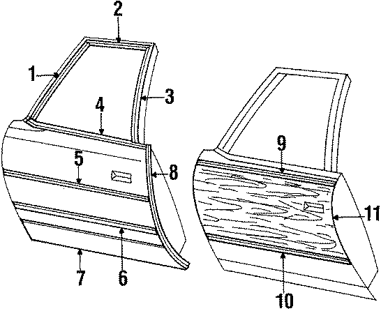 1FRONT DOOR. EXTERIOR TRIM.https://images.simplepart.com/images/parts/motor/fullsize/AA0140.png