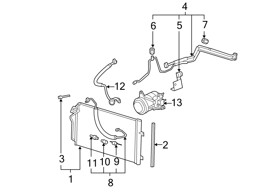 4AIR CONDITIONER & HEATER. COMPRESSOR & LINES. CONDENSER.https://images.simplepart.com/images/parts/motor/fullsize/AA06095.png