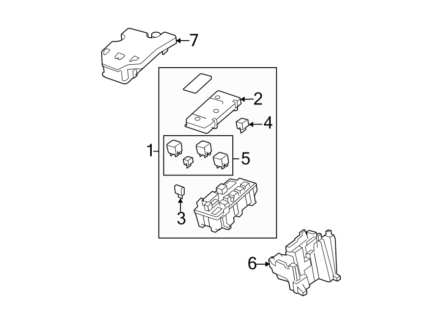 Diagram ELECTRICAL COMPONENTS. for your 2021 Chevrolet Spark  LT Hatchback 