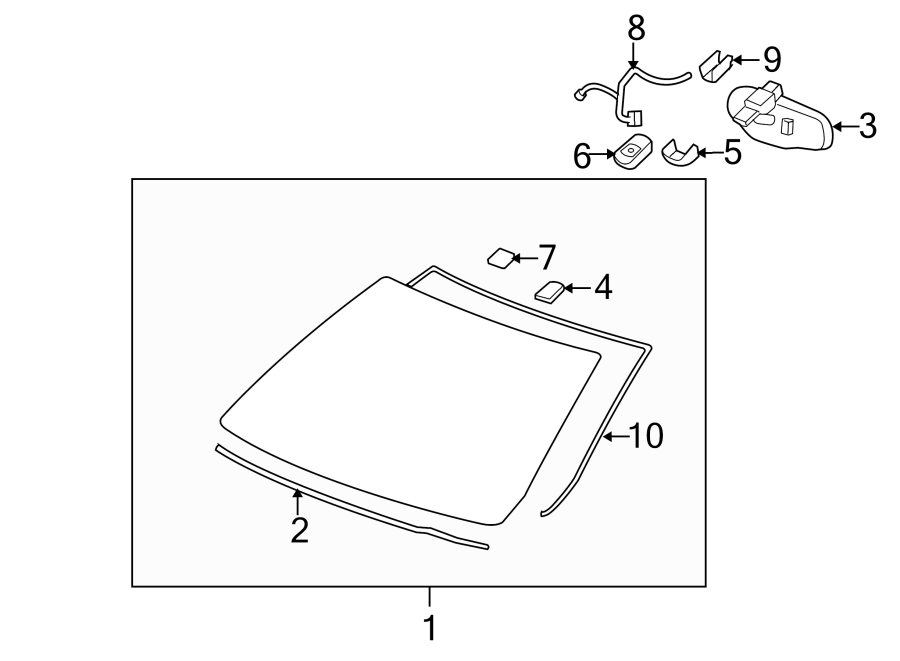 6WINDSHIELD. GLASS. REVEAL MOLDINGS.https://images.simplepart.com/images/parts/motor/fullsize/AA06360.png