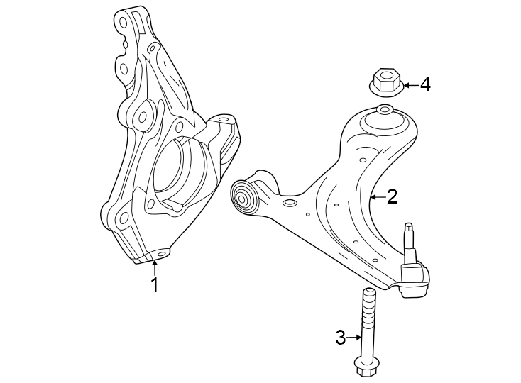 Diagram Front suspension. Suspension components. for your 2022 Chevrolet Camaro 2.0L Ecotec M/T LT Coupe 