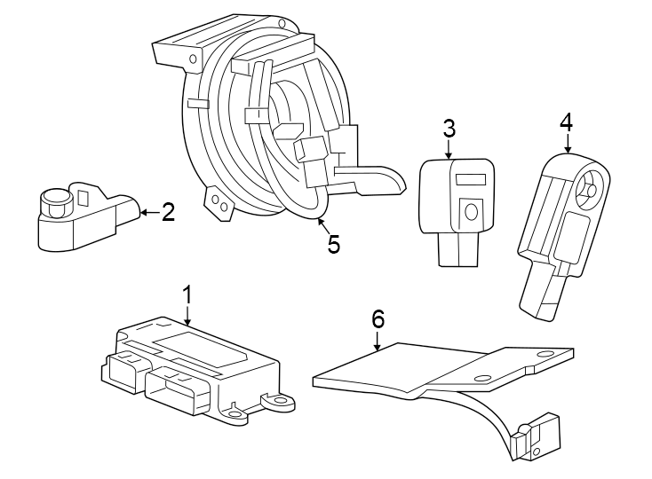 3Front door. Modules & sensors. Rear door. W/HEATED wheel. W/O heated wheel.https://images.simplepart.com/images/parts/motor/fullsize/AA24410.png