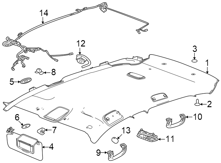 5Front. Rear. W/O sunroof. W/SUNROOF.https://images.simplepart.com/images/parts/motor/fullsize/AA24475.png