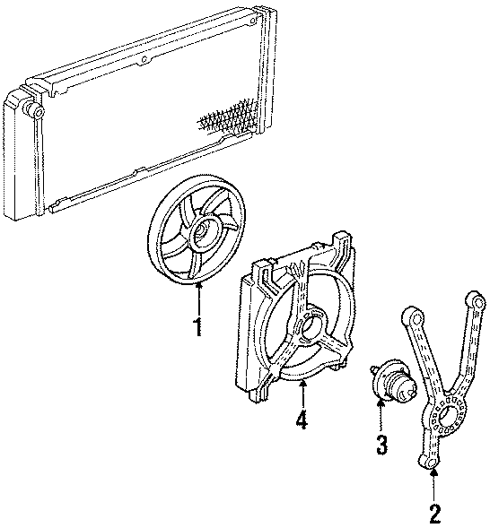 Diagram COOLING FAN. for your 2013 Chevrolet Equinox LTZ Sport Utility  