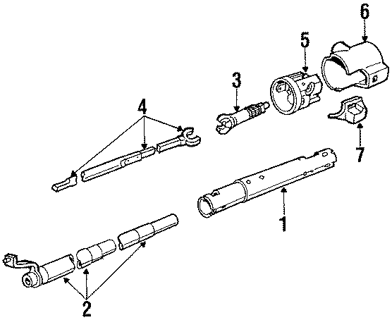 1STEERING COLUMN ASSEMBLY.https://images.simplepart.com/images/parts/motor/fullsize/AA86087.png