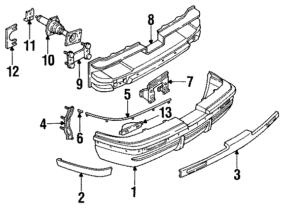 11REAR BUMPER. BUMPER & COMPONENTS.https://images.simplepart.com/images/parts/motor/fullsize/AA91510.png