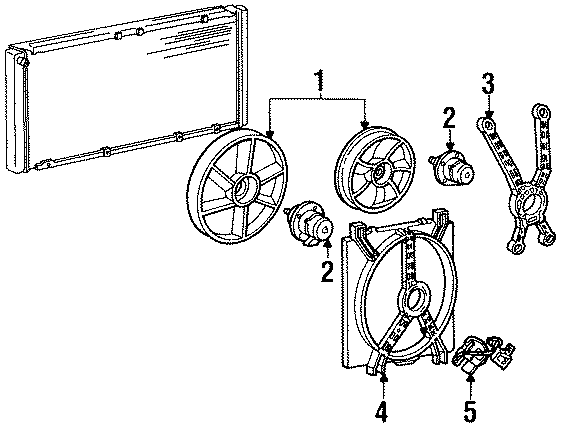 Diagram COOLING FAN. for your 2013 Chevrolet Equinox LTZ Sport Utility  