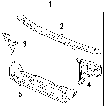 RADIATOR SUPPORT.