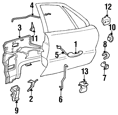 12FRONT DOOR. LOCK & HARDWARE.https://images.simplepart.com/images/parts/motor/fullsize/AA97270.png