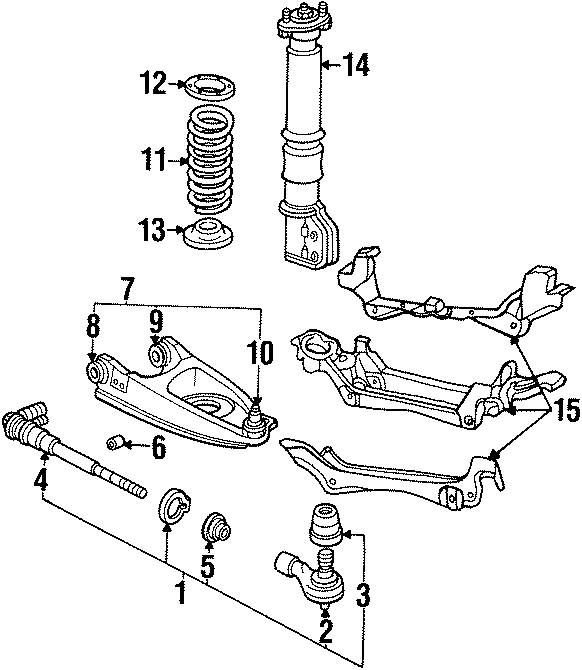 Diagram REAR SUSPENSION. SUSPENSION COMPONENTS. for your 2011 GMC Sierra 2500 HD 6.6L Duramax V8 DIESEL A/T 4WD SLT Crew Cab Pickup Fleetside 