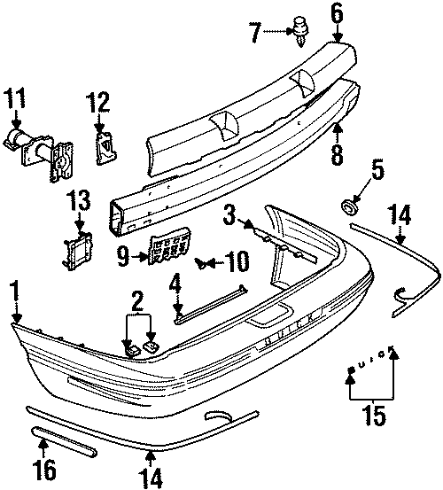 10REAR BUMPER. BUMPER & COMPONENTS.https://images.simplepart.com/images/parts/motor/fullsize/AA97395.png