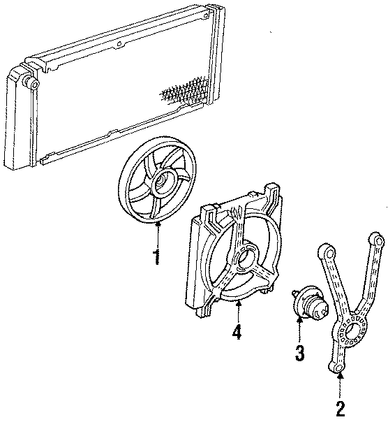 Diagram COOLING FAN. for your 2013 Chevrolet Equinox LTZ Sport Utility  