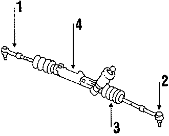 Diagram STEERING GEAR & LINKAGE. for your 2018 Chevrolet Camaro  SS Coupe 