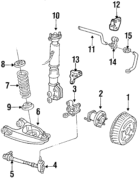 Diagram REAR SUSPENSION. BRAKE COMPONENTS. SUSPENSION COMPONENTS. for your 2018 GMC Sierra 2500 HD 6.6L Duramax V8 DIESEL A/T RWD SLT Extended Cab Pickup Fleetside 