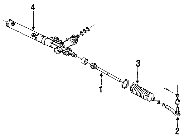 Diagram STEERING GEAR & LINKAGE. for your 2018 Chevrolet Camaro  SS Coupe 