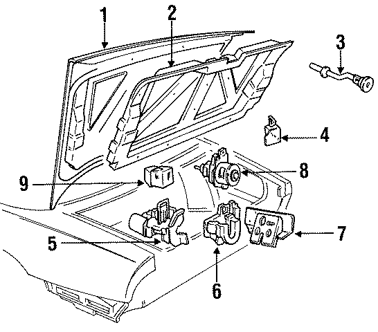 3TRUNK LID. LID & COMPONENTS.https://images.simplepart.com/images/parts/motor/fullsize/AB91270.png