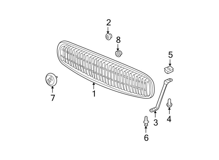 4HOOD & GRILLE. GRILLE & COMPONENTS.https://images.simplepart.com/images/parts/motor/fullsize/AB97010.png