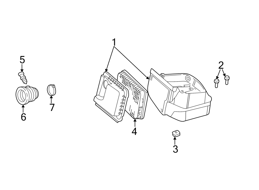 Diagram ENGINE / TRANSAXLE. AIR INTAKE. for your 2022 Chevrolet Tahoe    