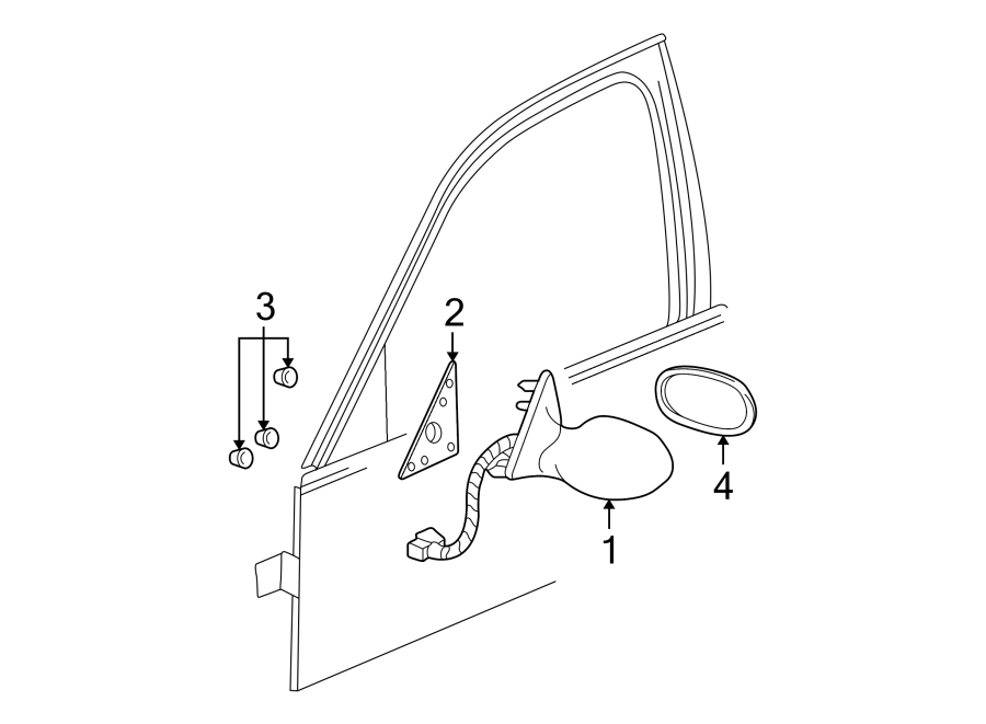 Buick Park Avenue Door Mirror - 12372638 | McElveen Buick GMC ...