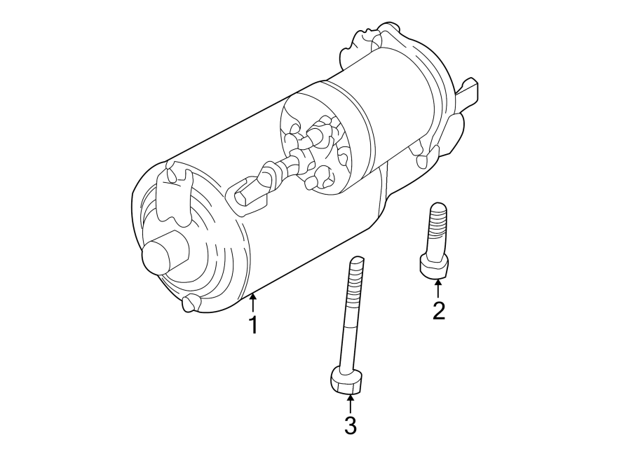 Diagram STARTER. for your 2023 Cadillac XT4   