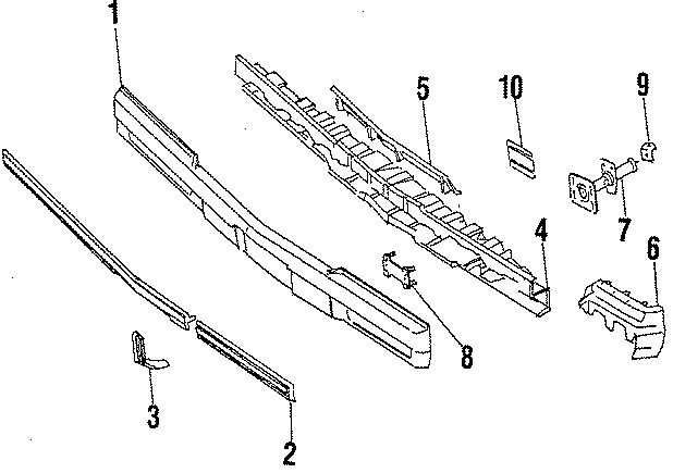 8FRONT BUMPER. BUMPER & COMPONENTS.https://images.simplepart.com/images/parts/motor/fullsize/AC1010.png