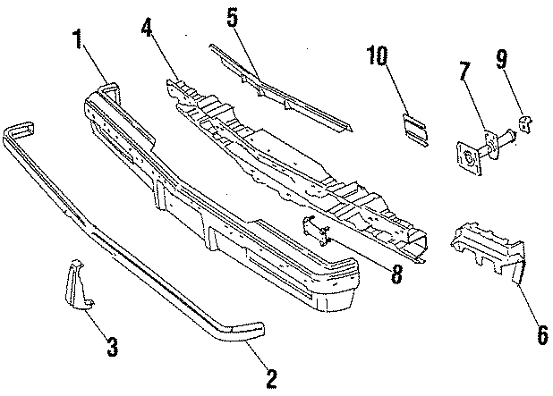 8FRONT BUMPER. BUMPER & COMPONENTS.https://images.simplepart.com/images/parts/motor/fullsize/AC1020.png