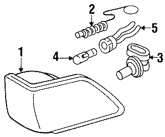 Diagram FRONT LAMPS. SIDE MARKER & SIGNAL LAMPS. for your 2006 GMC Sierra 2500 HD 6.0L Vortec V8 M/T RWD SLE Standard Cab Pickup 