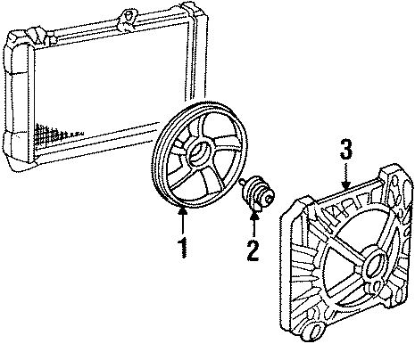 Diagram COOLING FAN. for your 2013 Chevrolet Equinox LTZ Sport Utility  