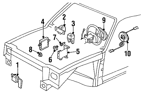 RESTRAINT SYSTEMS. AIR BAG COMPONENTS.