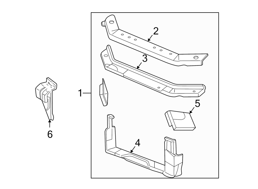 RADIATOR SUPPORT.