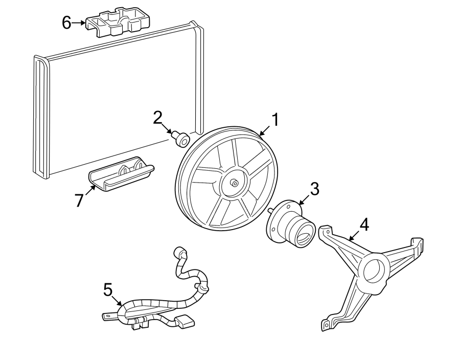 COOLING FAN. Diagram