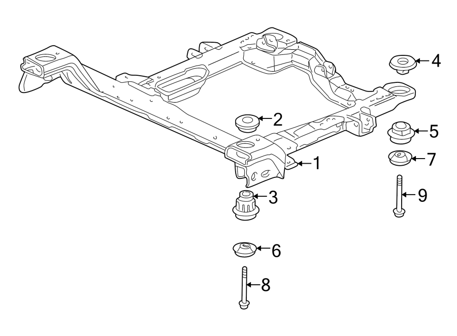 FRONT SUSPENSION. SUSPENSION MOUNTING.