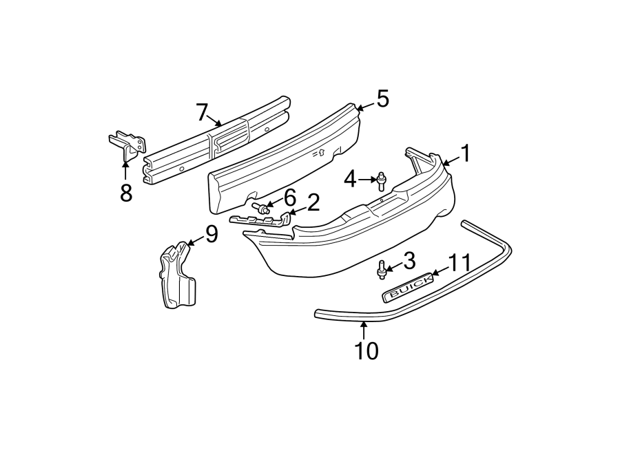 2REAR BUMPER. BUMPER & COMPONENTS.https://images.simplepart.com/images/parts/motor/fullsize/AC97405.png