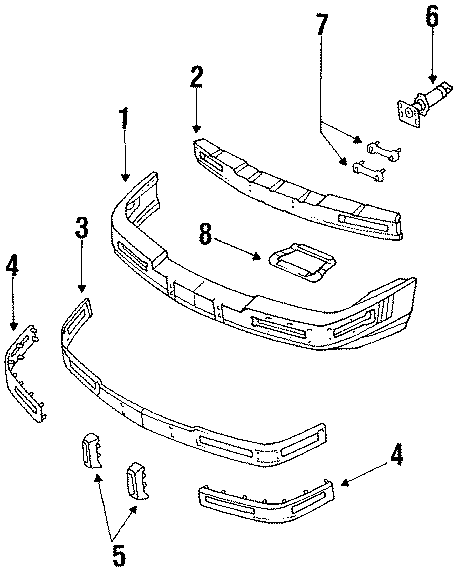 7FRONT BUMPER. BUMPER & COMPONENTS.https://images.simplepart.com/images/parts/motor/fullsize/AD86005.png