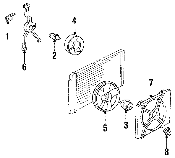 Diagram COOLING FAN. for your 2013 Chevrolet Equinox LTZ Sport Utility  