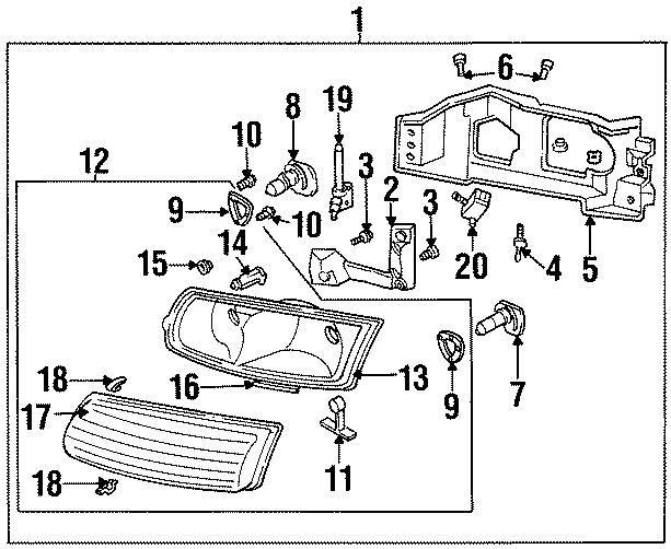 3FRONT LAMPS. HEADLAMP COMPONENTS.https://images.simplepart.com/images/parts/motor/fullsize/AD95035.png