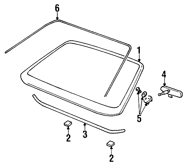 4WINDSHIELD. GLASS. REVEAL MOLDINGS.https://images.simplepart.com/images/parts/motor/fullsize/AD95160.png