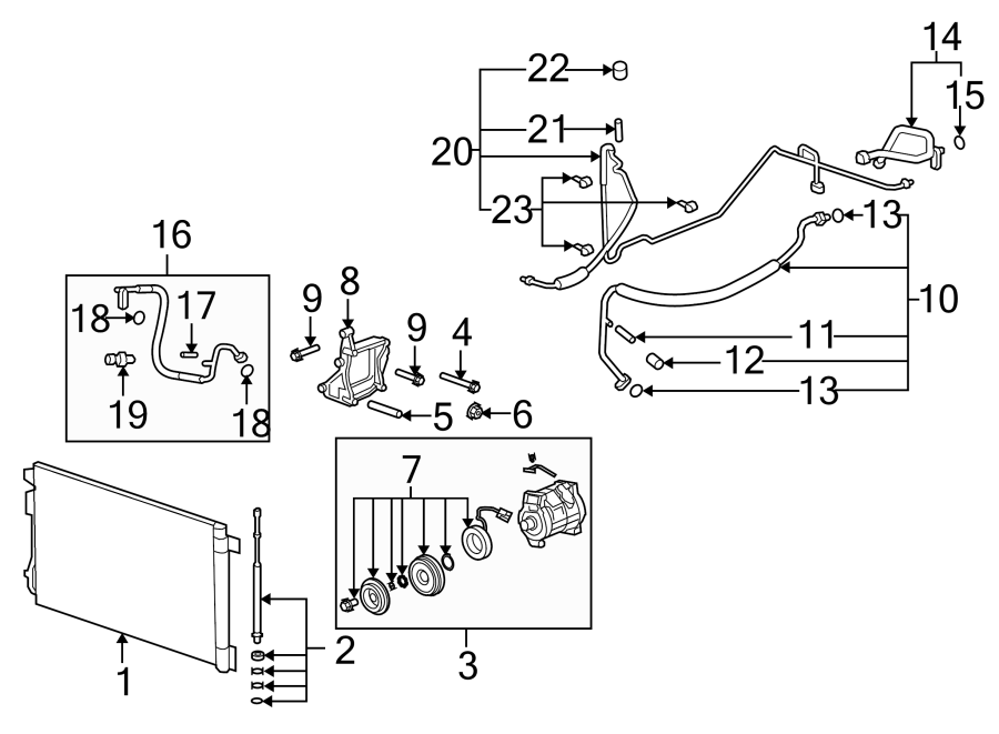 9AIR CONDITIONER & HEATER. COMPRESSOR & LINES. CONDENSER.https://images.simplepart.com/images/parts/motor/fullsize/AE08055.png